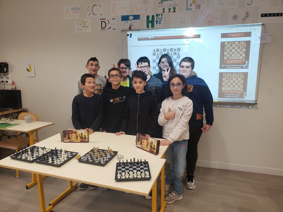 Activité jeux d'échecs